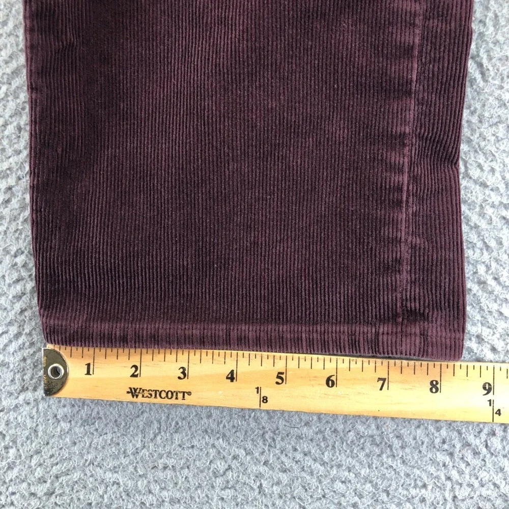 Polo Ralph Lauren Pants Mens 33x32 Burgundy Corduroy 5 Pocket Straight Leg